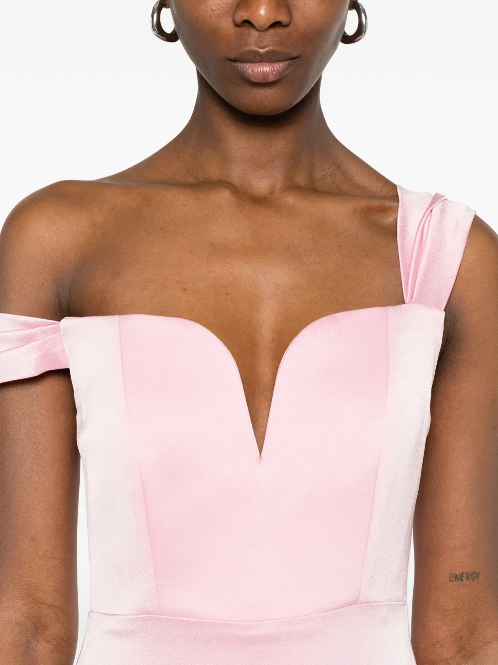 Alex Perry Midi-jurk met rits Roze