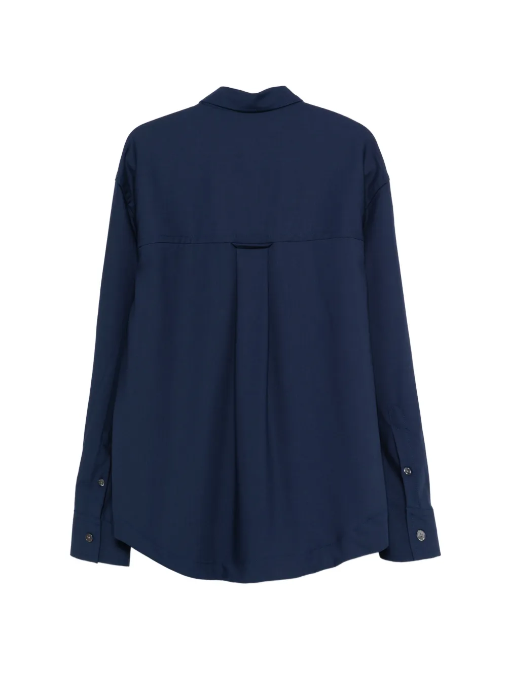 AMI Paris Blouse met zak Blauw