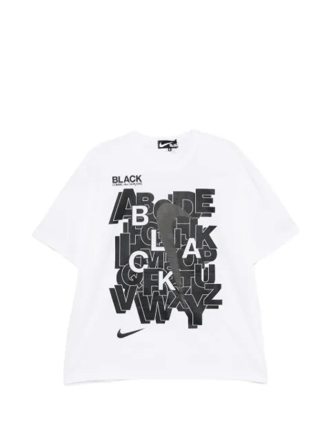 Black Comme Des Garçons short-sleeve polo shirt