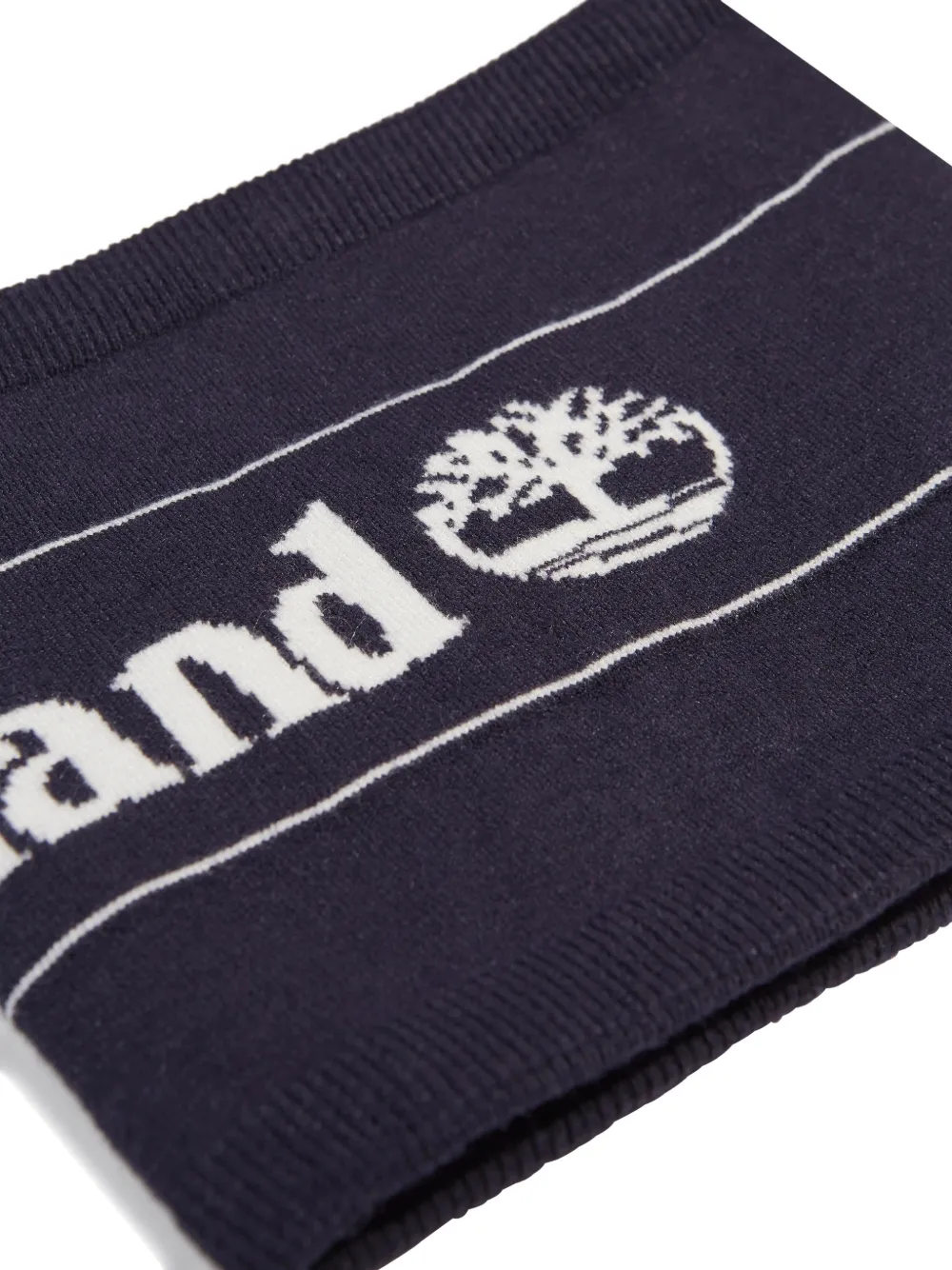 Timberland Kids Sjaal met geborduurd logo Blauw