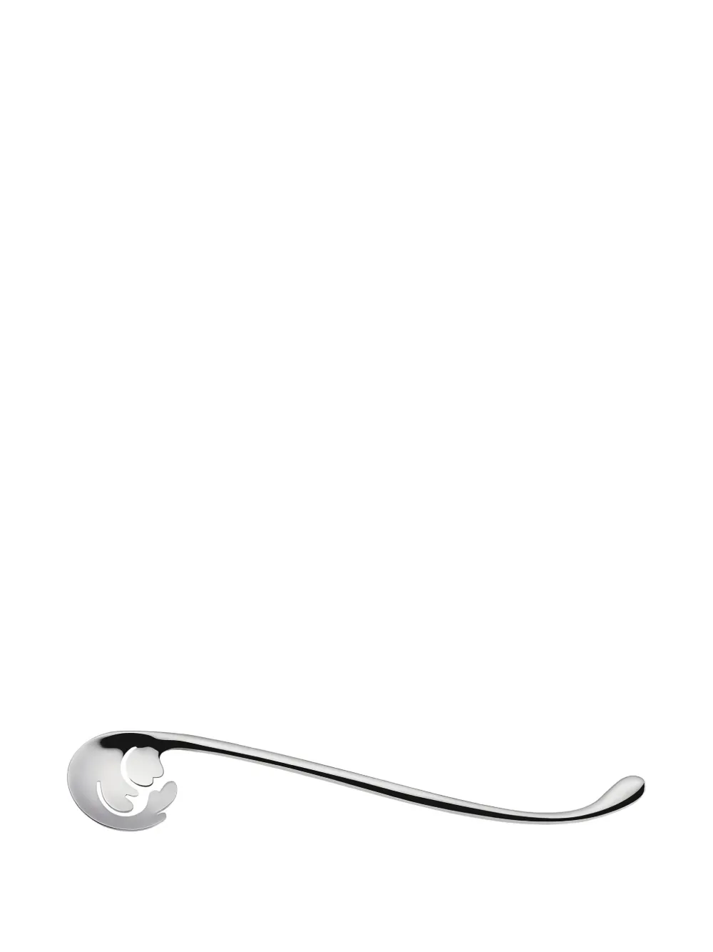 Alessi curved pasta spoon - Argento