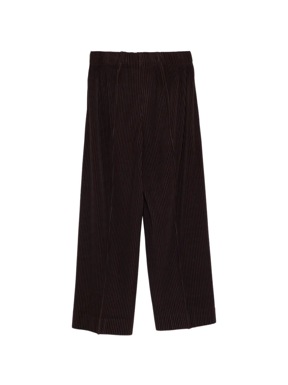 Homme Plissé Issey Miyake JAnuary geplooide broek Bruin