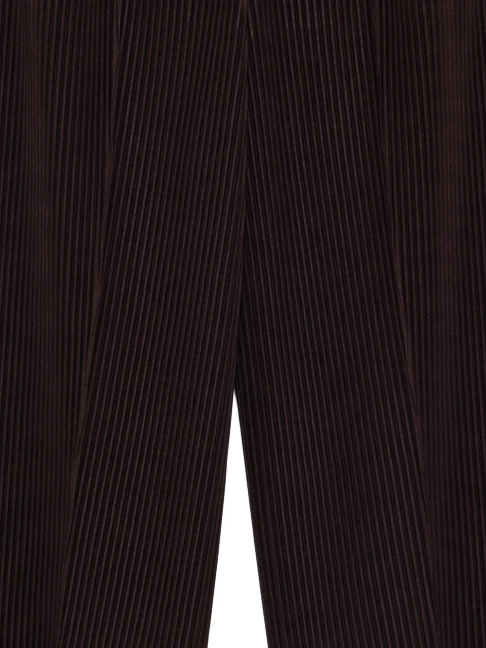 Homme Plissé Issey Miyake JAnuary geplooide broek Bruin