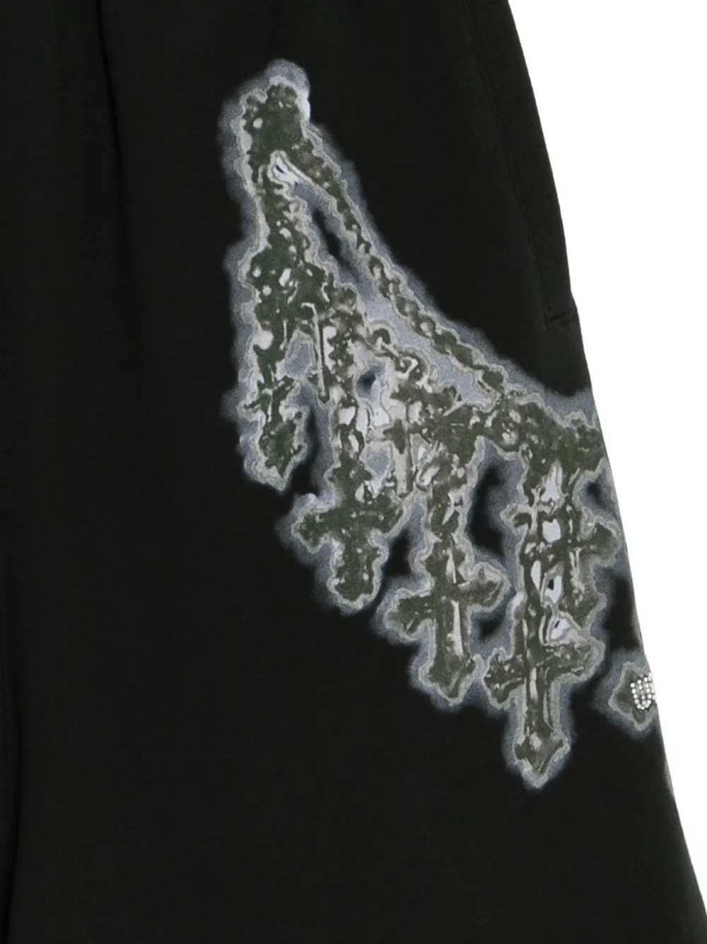 Necklace-Print Shorts