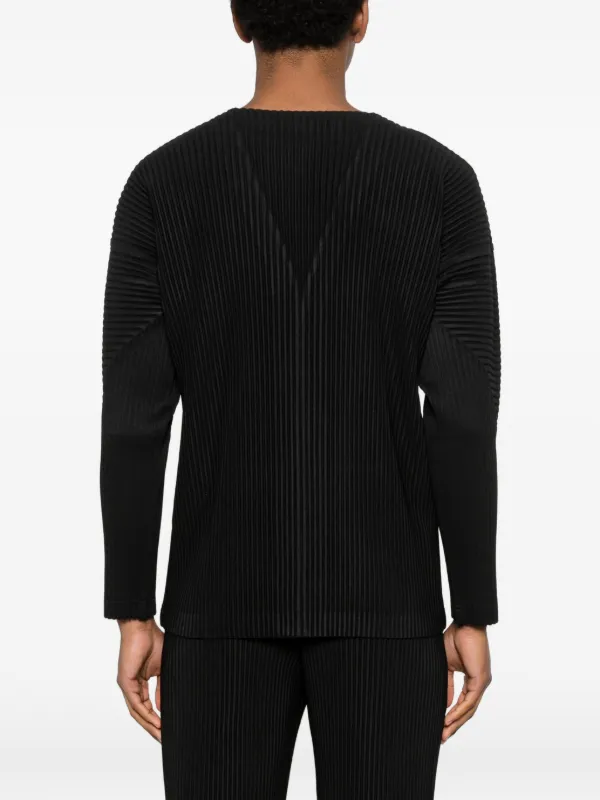 Homme Plissé Issey Miyake Basics Tシャツ | ブラック | FARFETCH JP