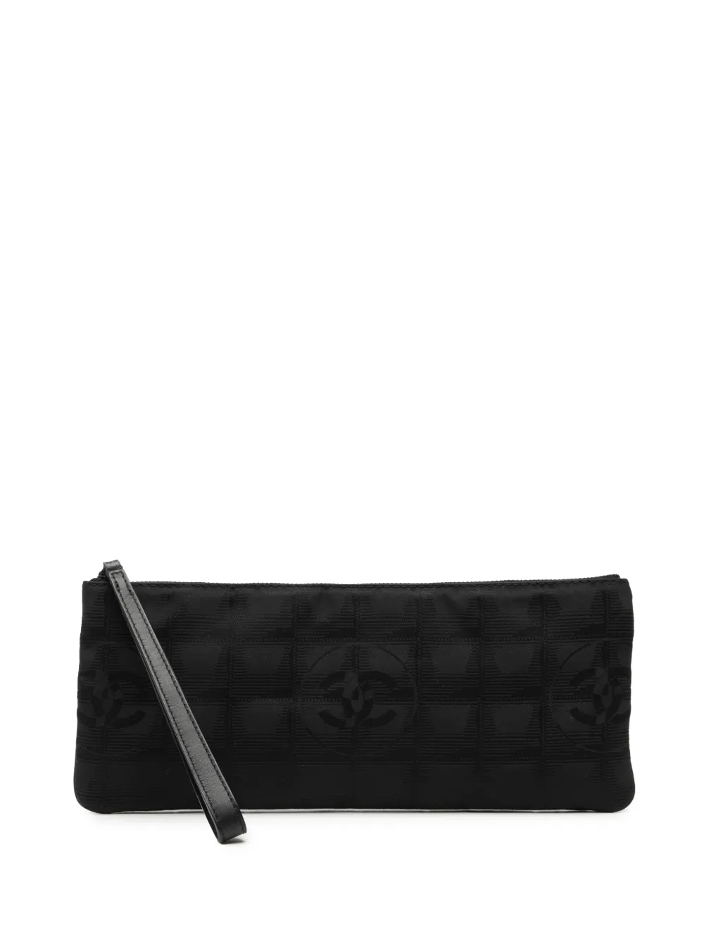 CHANEL Pre-Owned 2002-2003 New Travel Line Nylon pouch - Nero