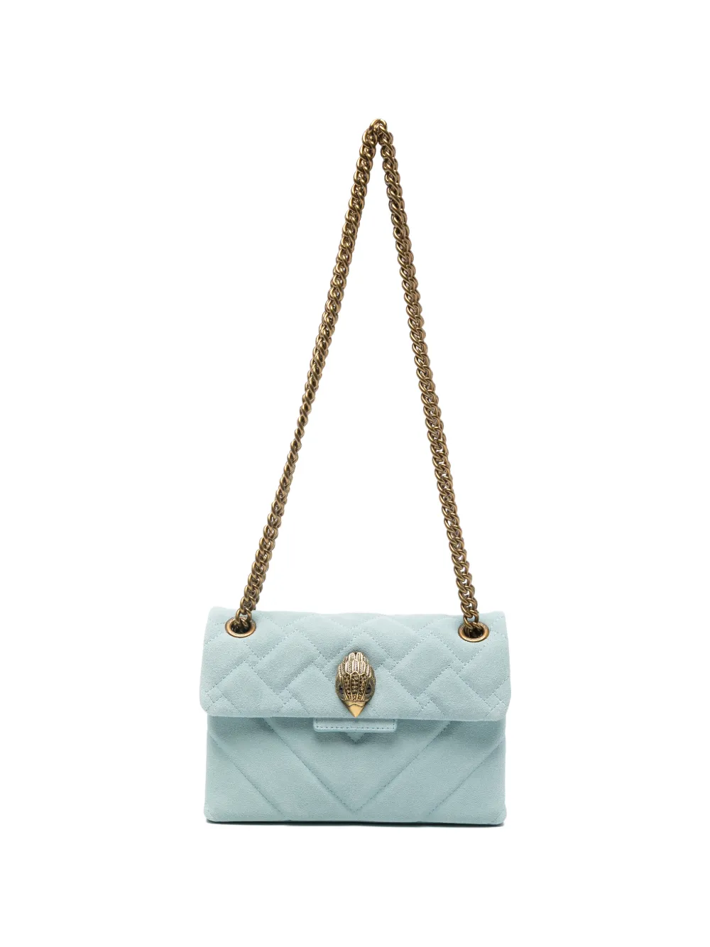 Kurt Geiger London quilted chain shoulder bag - Blu