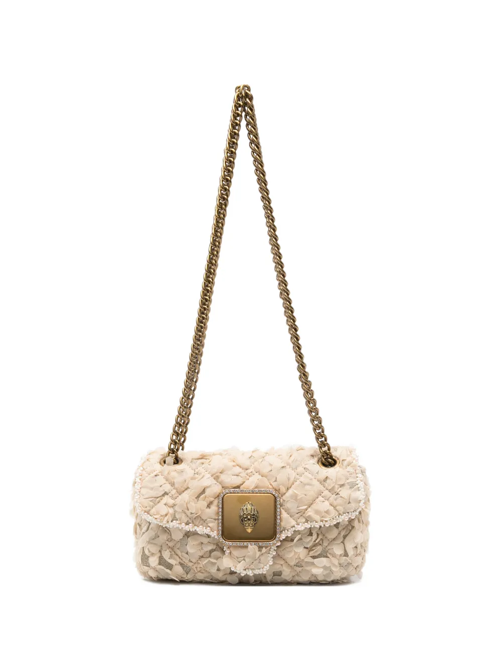 Kurt Geiger London floral quilted shoulder bag - Toni neutri