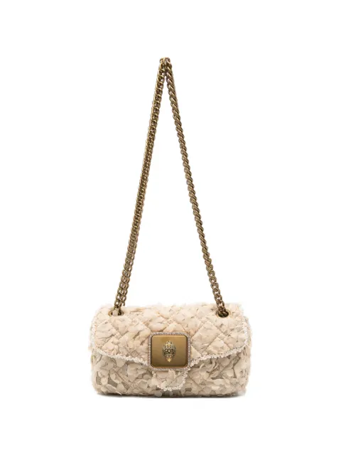 Kurt Geiger London bolsa de hombro capitonada con motivo floral