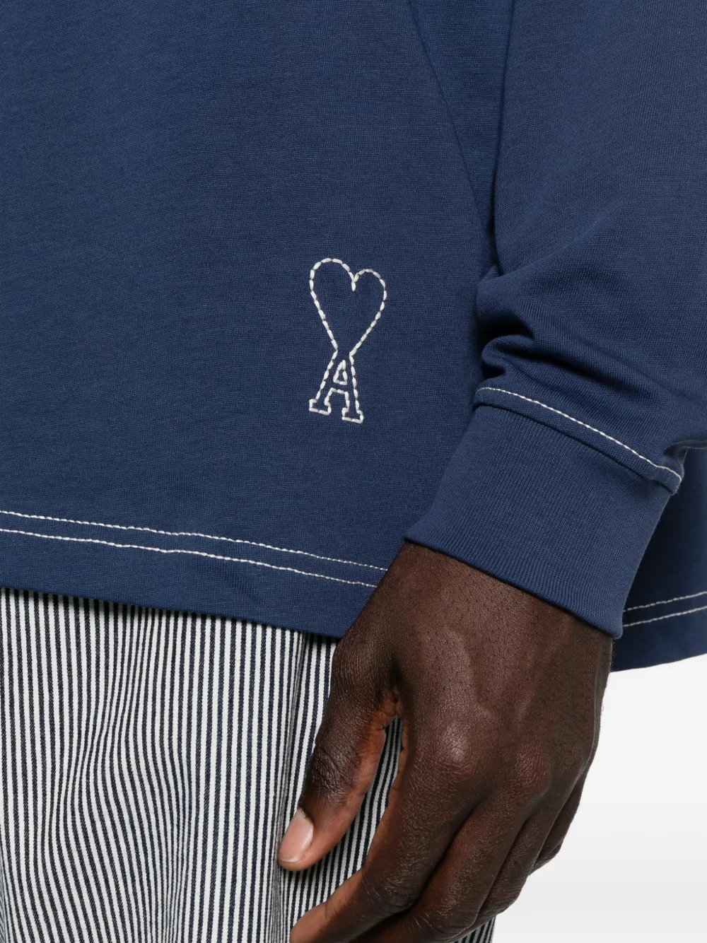 AMI Paris Sweater met lange mouwen Blauw