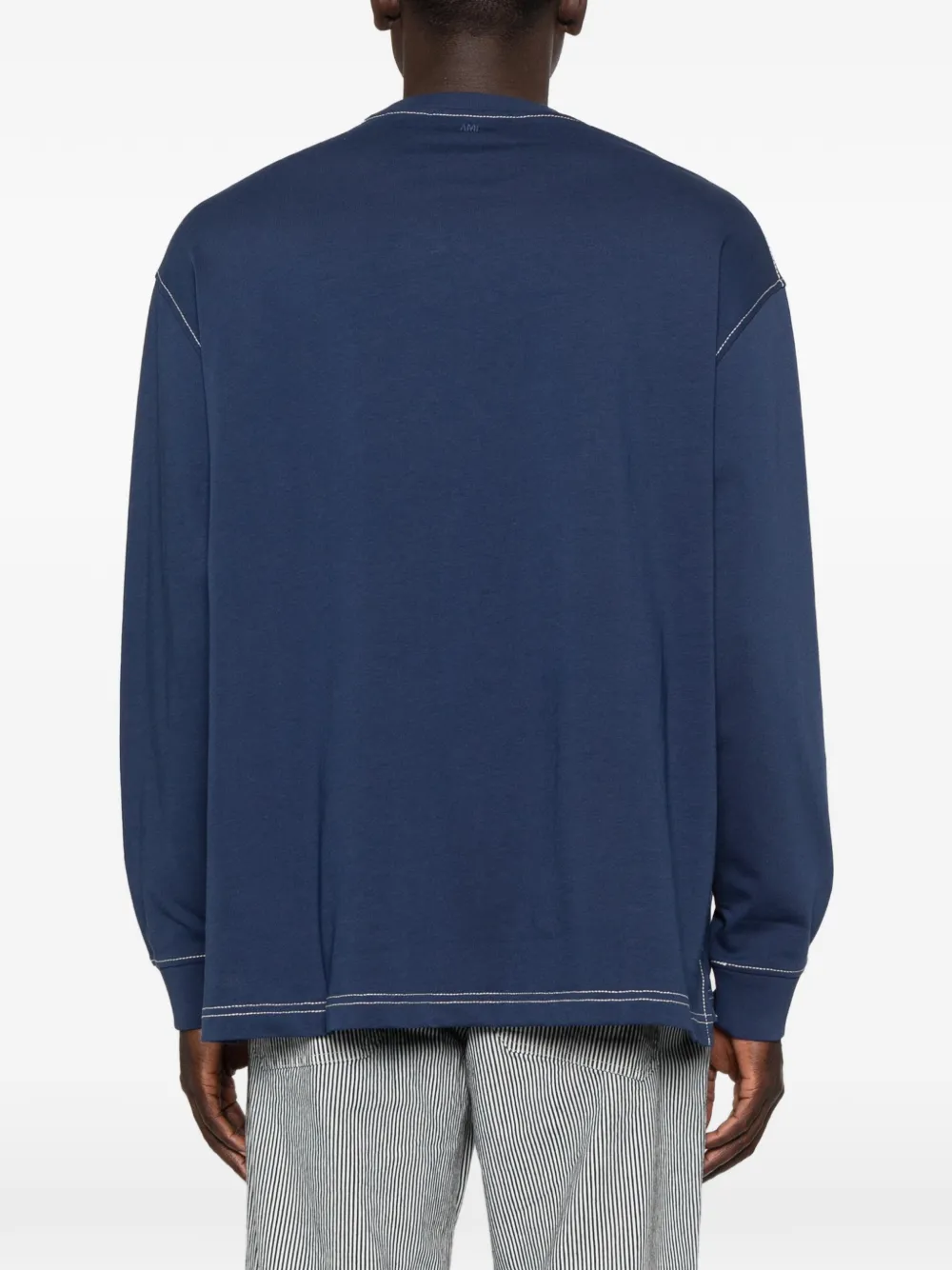 AMI Paris Sweater met lange mouwen Blauw
