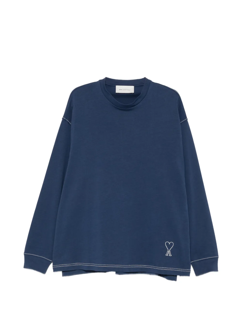 AMI Paris long-sleeves sweatshirt - Blau