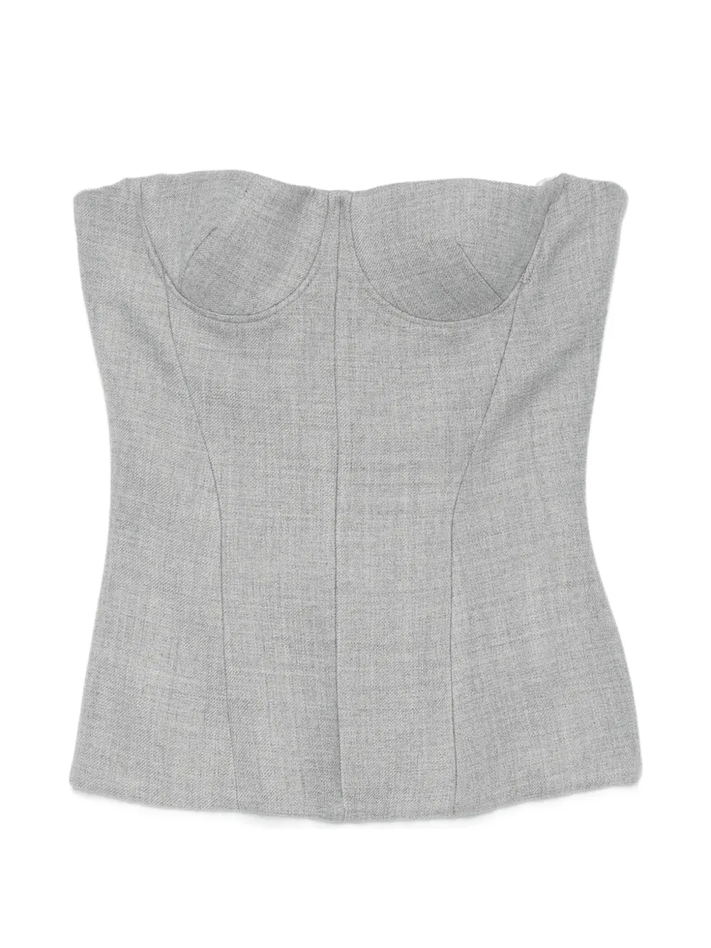 Alex Perry Corsetto con stecche - Grigio