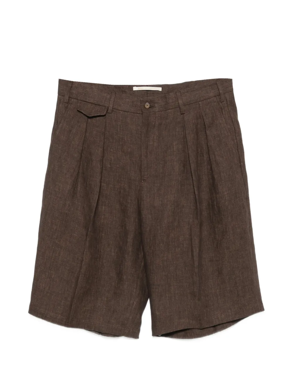 Briglia 1949 pleated-detail shorts - Marrone