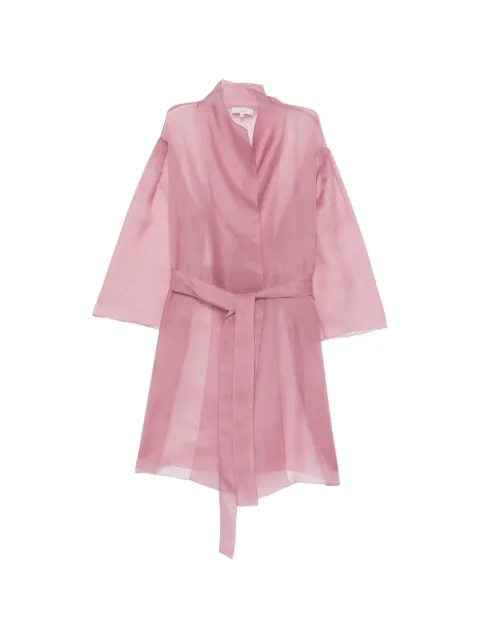 Antonelli sheer wrap dress