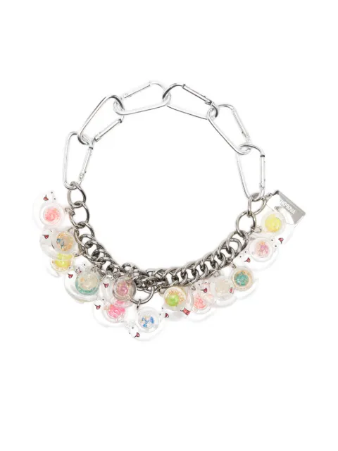 Chopova Lowena snail-charm curb-chain necklace