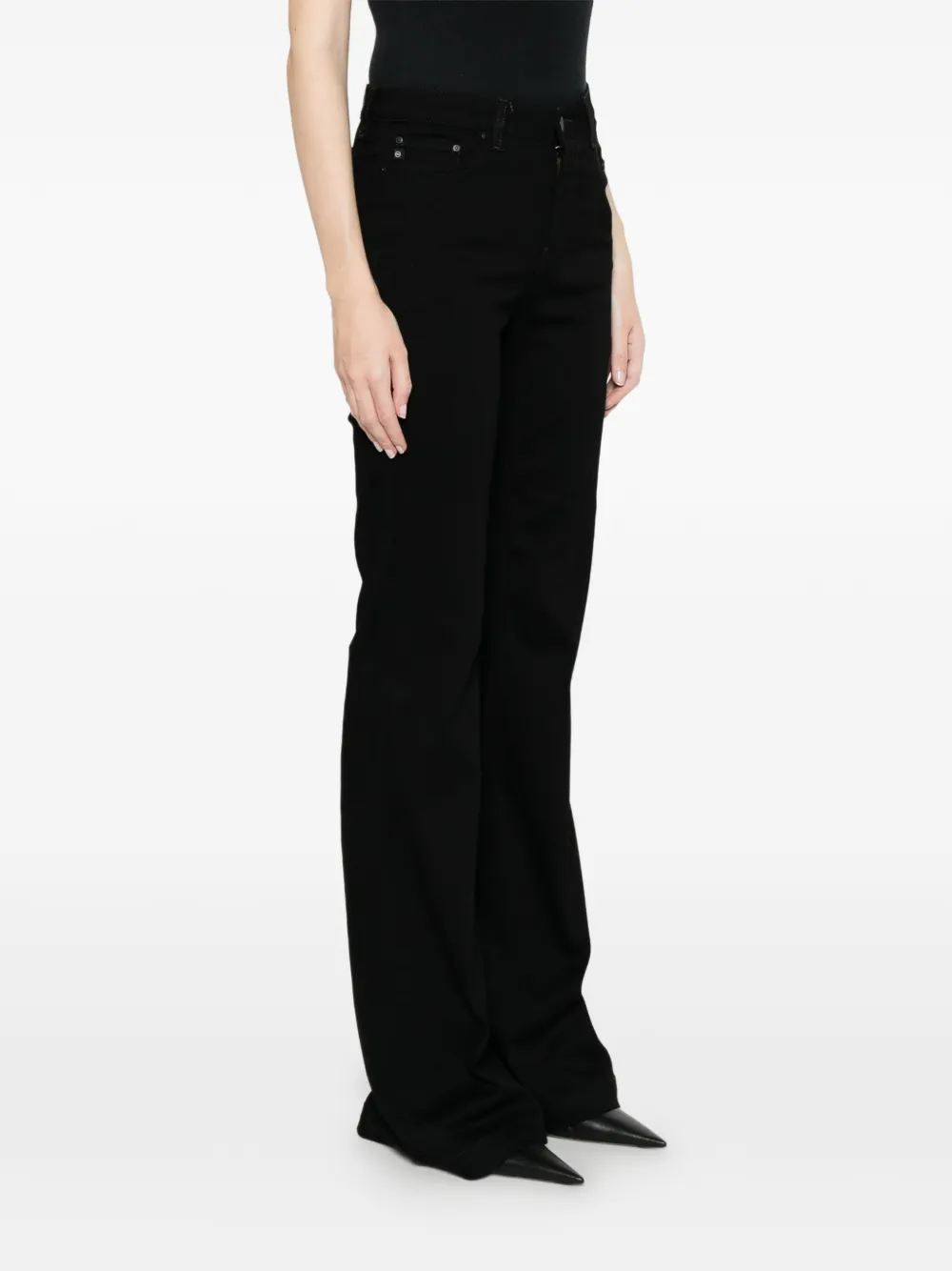  Ag Jeans Vaqueros Tropea Con Bolsillo - Negro 