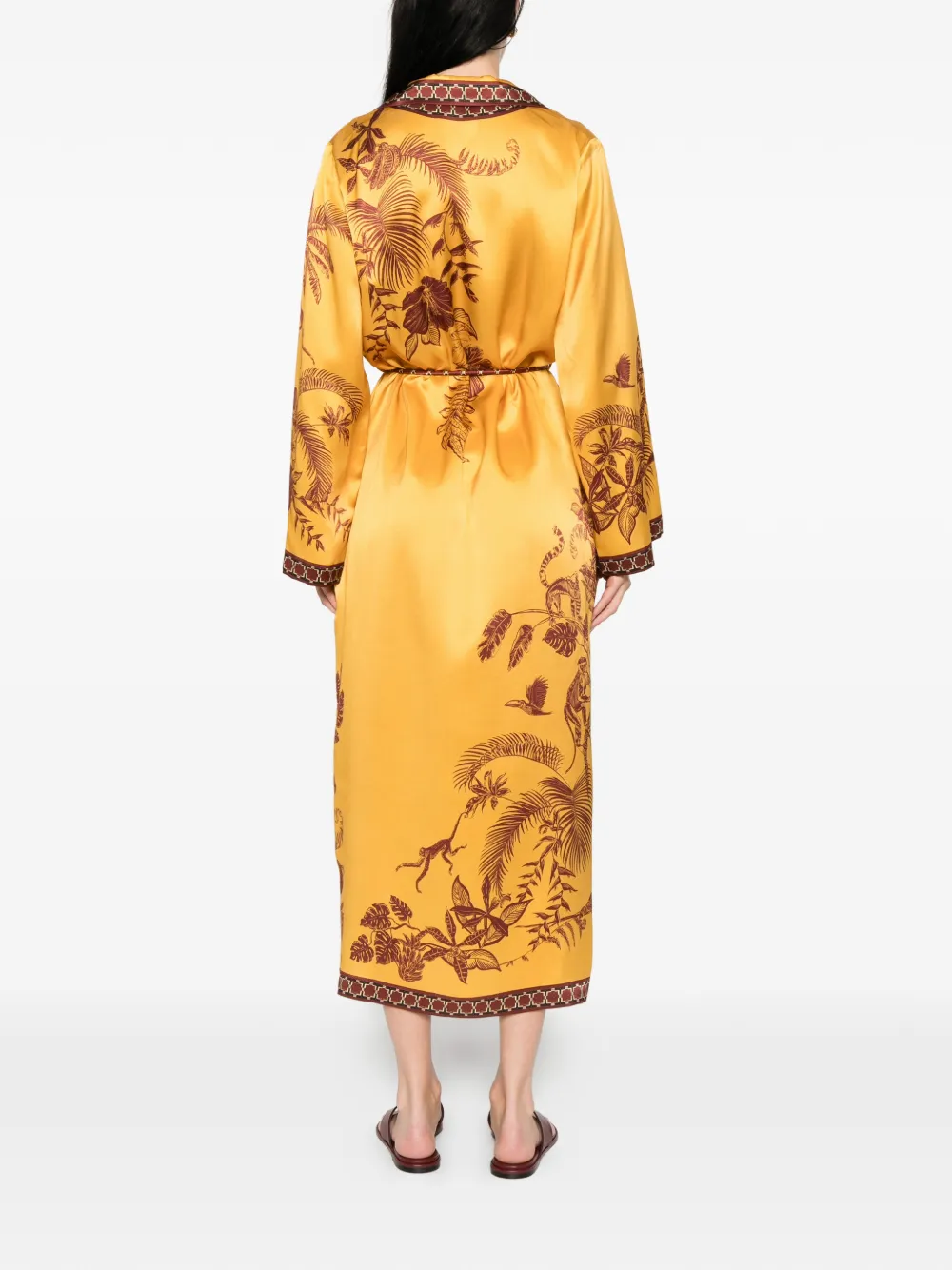 ALEMAIS Jurk met bloemenprint Geel
