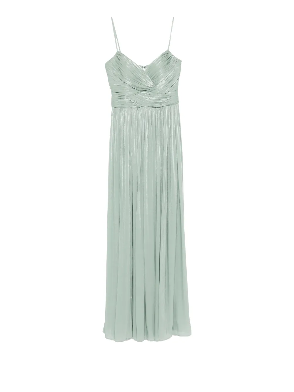 Costarellos Sireen pleated maxi dress - Verde