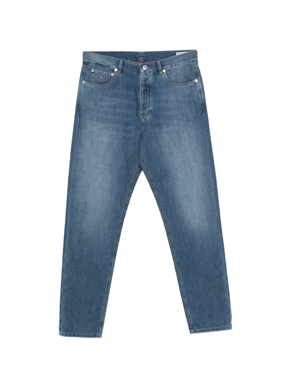 Brunello Cucinelli straight-leg jeans - Blu