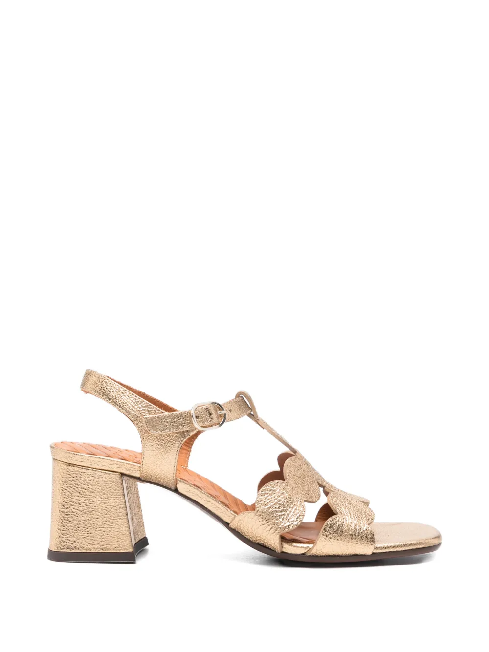 Chie Mihara Sandalen met gewelfd bandje Goud