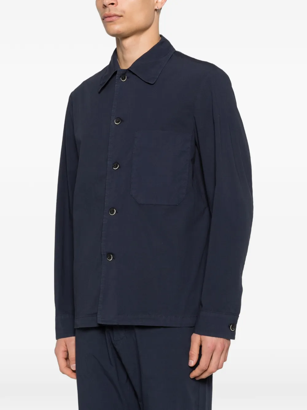  Barena Pocket Button Shirt - Blue 