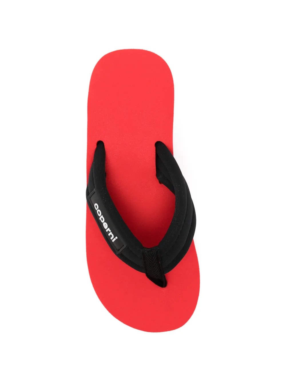 Coperni platform flip-flops Rood
