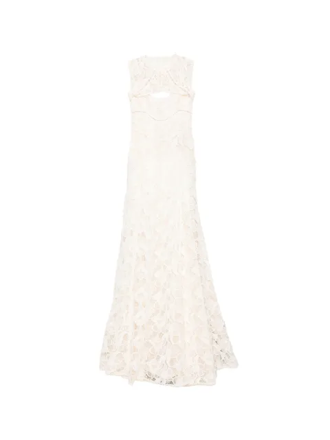 Costarellos Lace sleeveless maxi dress