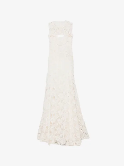 Costarellos Lace sleeveless maxi dress
