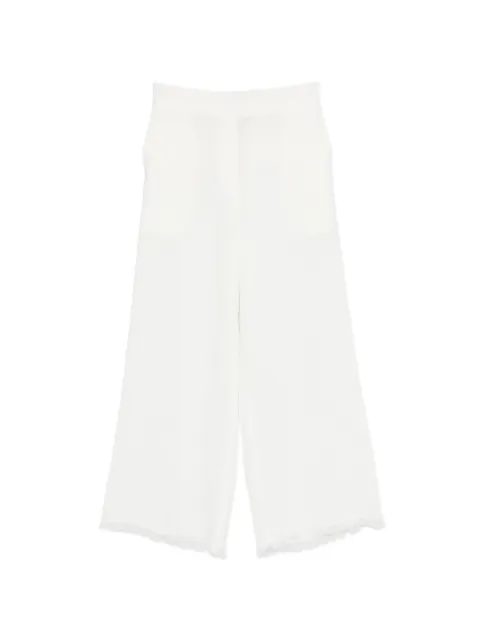 Antonelli frayed-hem trousers