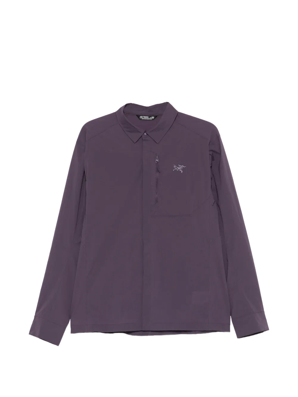 Arc'teryx logo-embroidered zip-pocket shirt jacket - Violett
