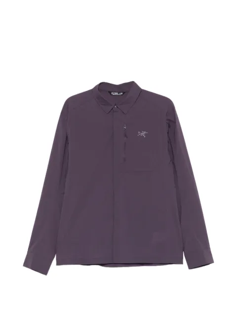 Arc'teryx logo-embroidered zip-pocket shirt jacket