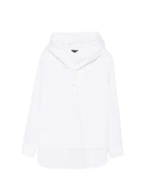 MM6 Maison Margiela zip-up Hoodie | White | FARFETCH RO