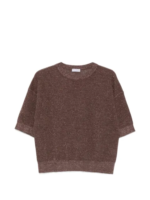 Brunello Cucinelli playera metalizada