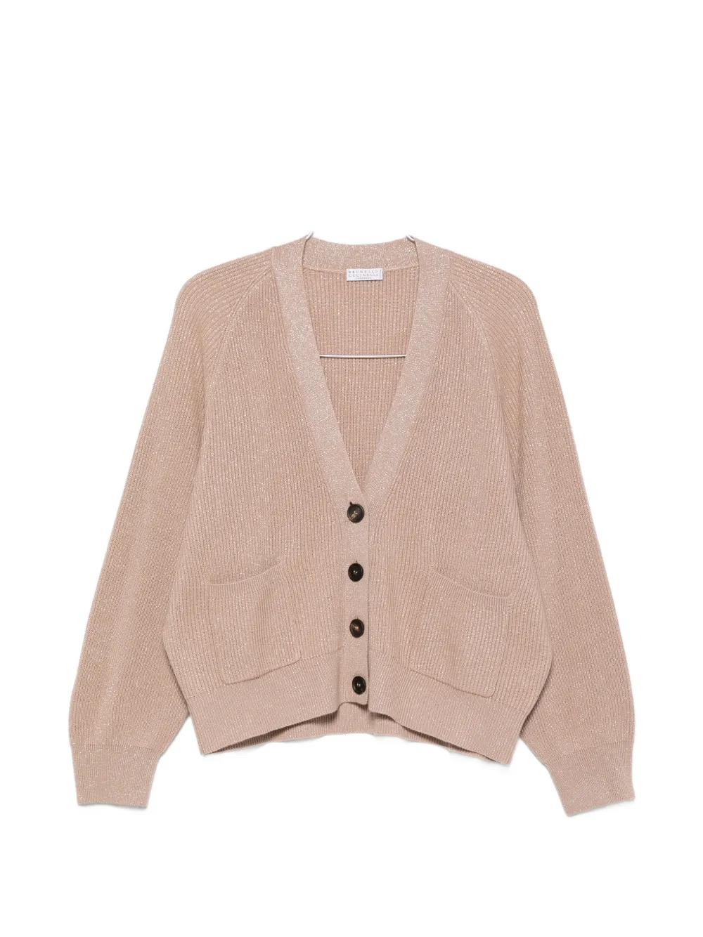 Brunello Cucinelli ribbed-knit cardigan - Marrone