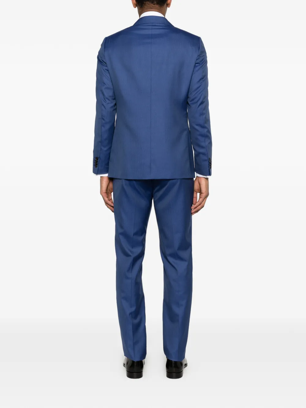 Caruso Pak met dubbele rij knopen Blauw