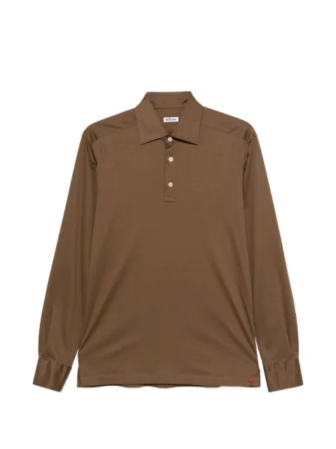 Kiton Positano long-sleeve polo shirt