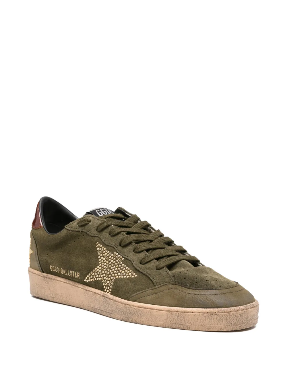 Golden Goose Sneakers verfraaid met ster Groen