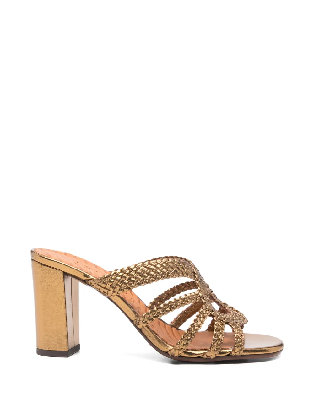 Chie Mihara Sandalen met geweven bandje Goud