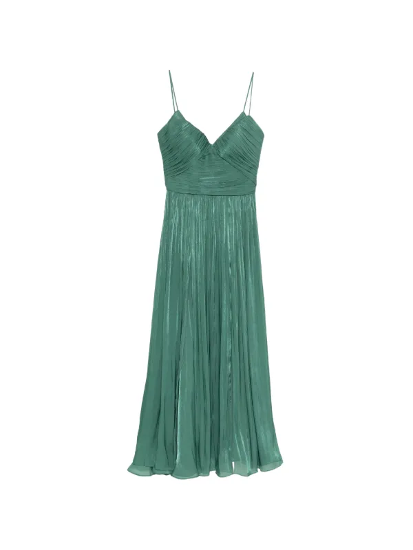 costarellos green dress Costarellos, Rubinia silk-blend velvet gown, Women, Green, US 2, Dresses