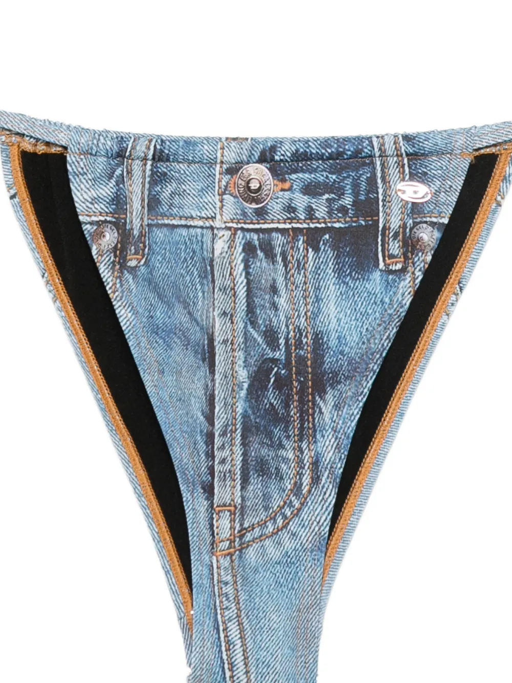  Diesel Denim Tie Bikini - Blue 