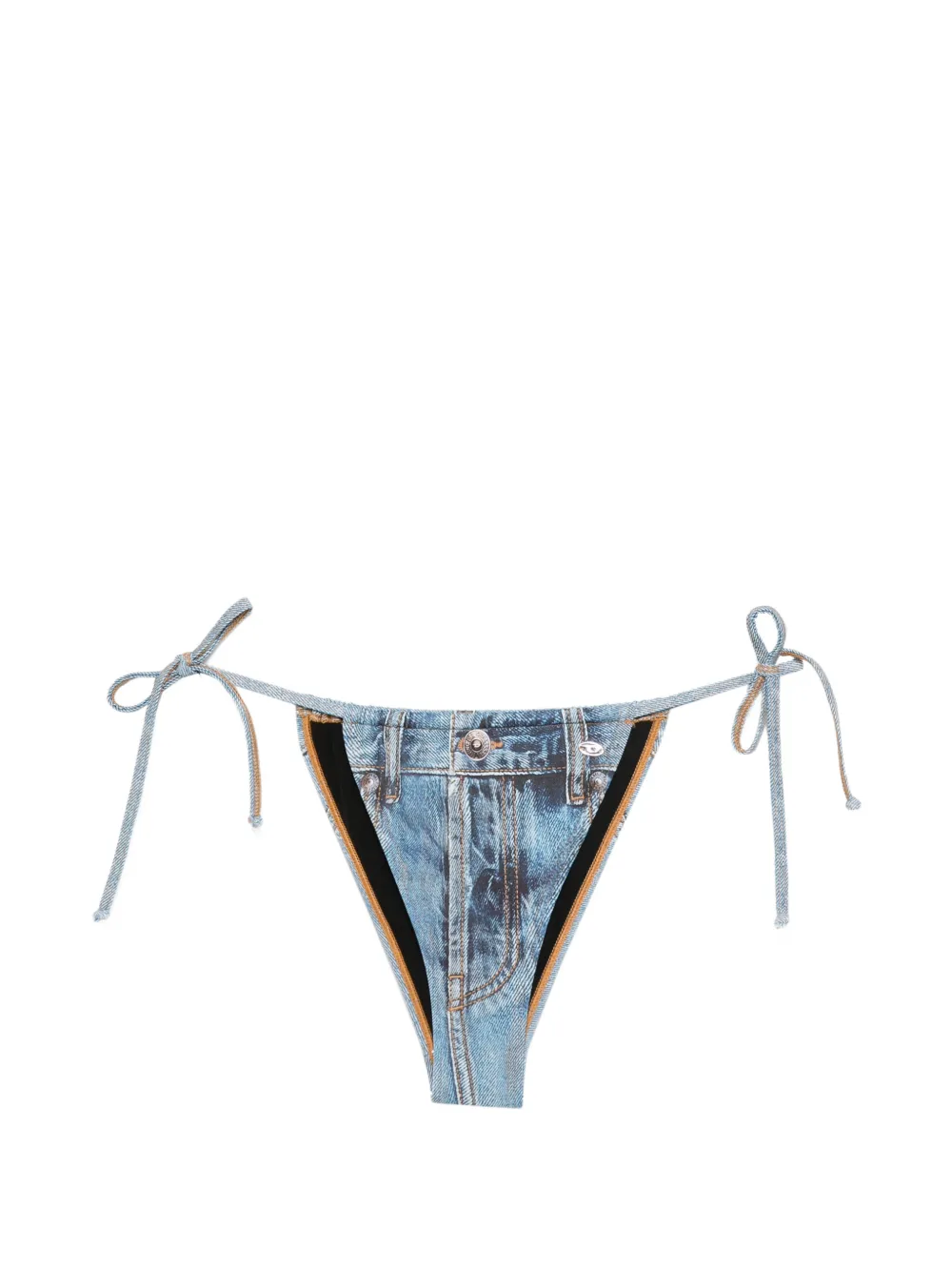 Diesel denim tie bikini - Blu
