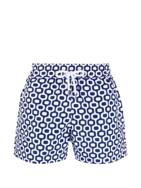 Frescobol Carioca patterned swim shorts