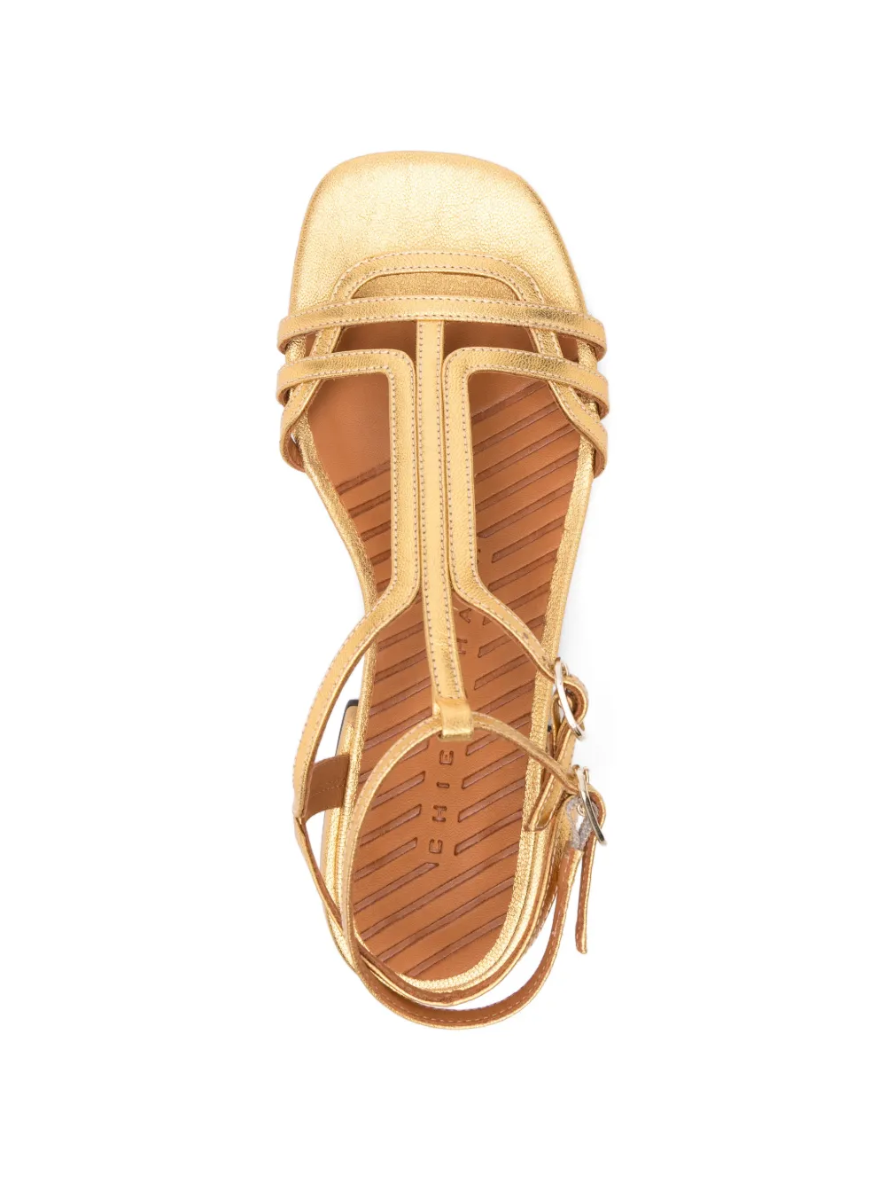 Chie Mihara Tylala sandalen met bandjes Goud