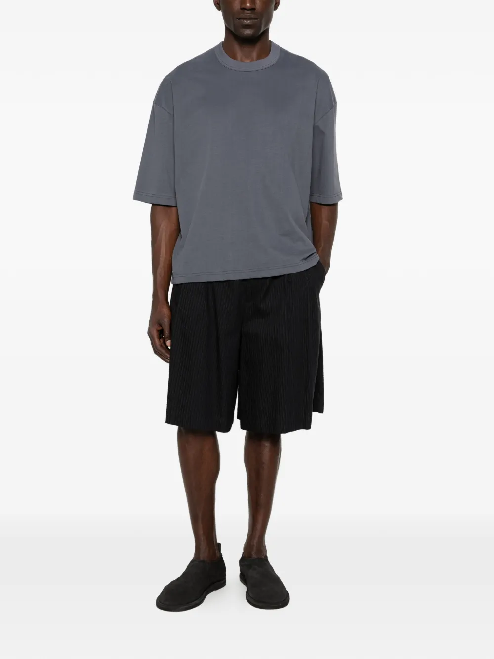 Comme des Garçons Homme T-shirt met ronde hals Grijs