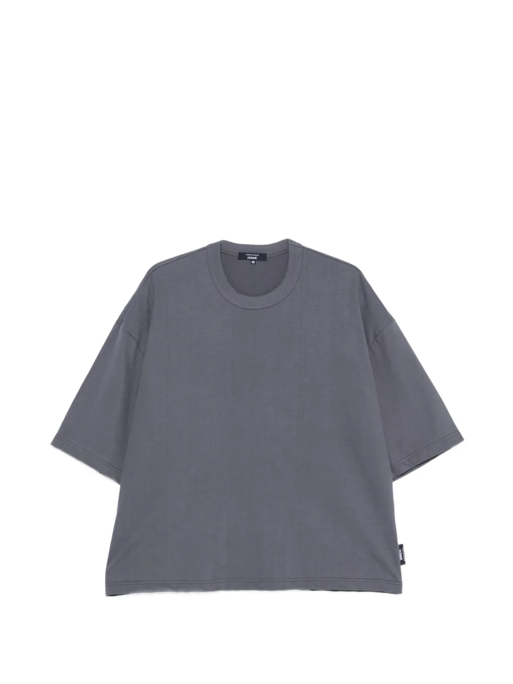 Comme des Garçons Homme panelled short-sleeve T-shirt - Grigio