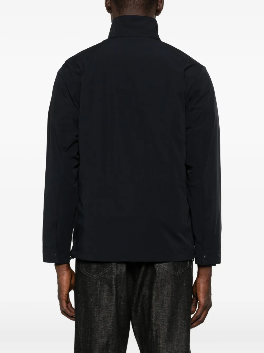 ASPESI Jack met ritsdetail Blauw