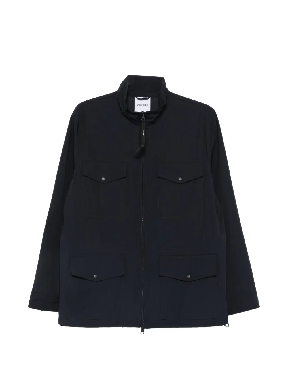 ASPESI zip-up pocket-detail jacket - Blu