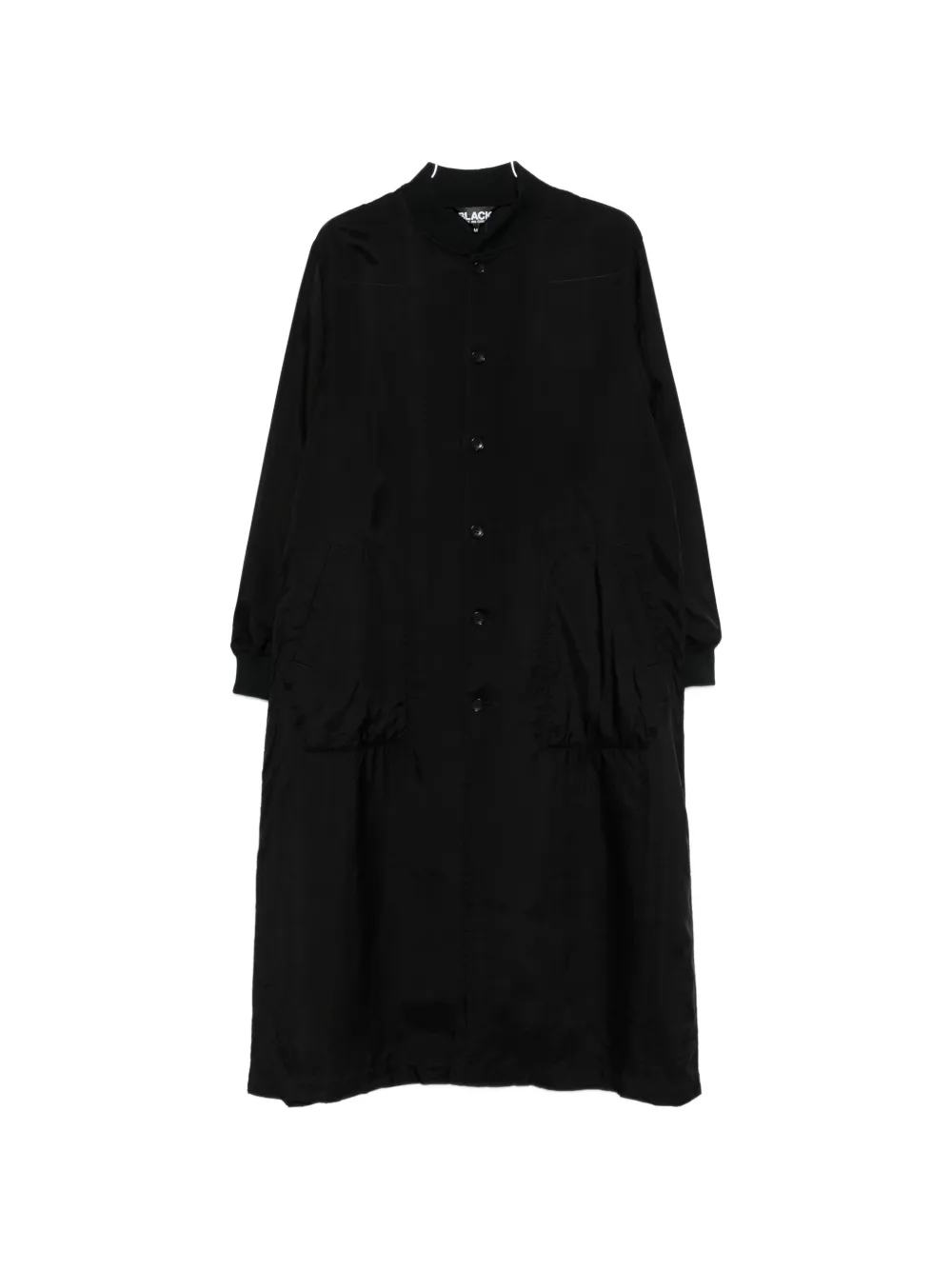 Comme Des Garçons Black single-breasted buttoned coat - Nero