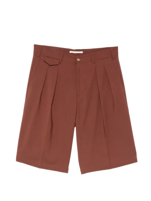 Briglia 1949 Bedfords pleated knee-length shorts